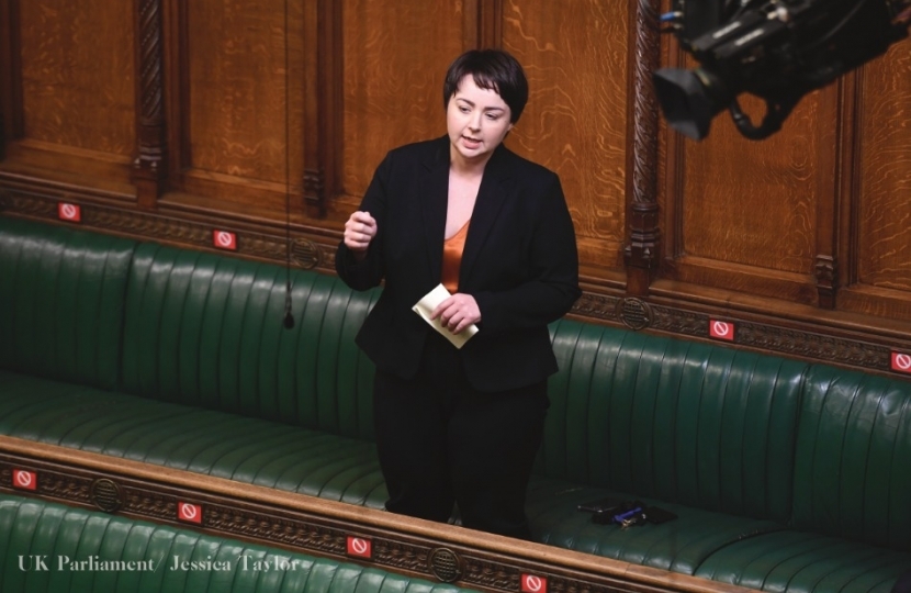 Holly Mumby-Croft in Parliament