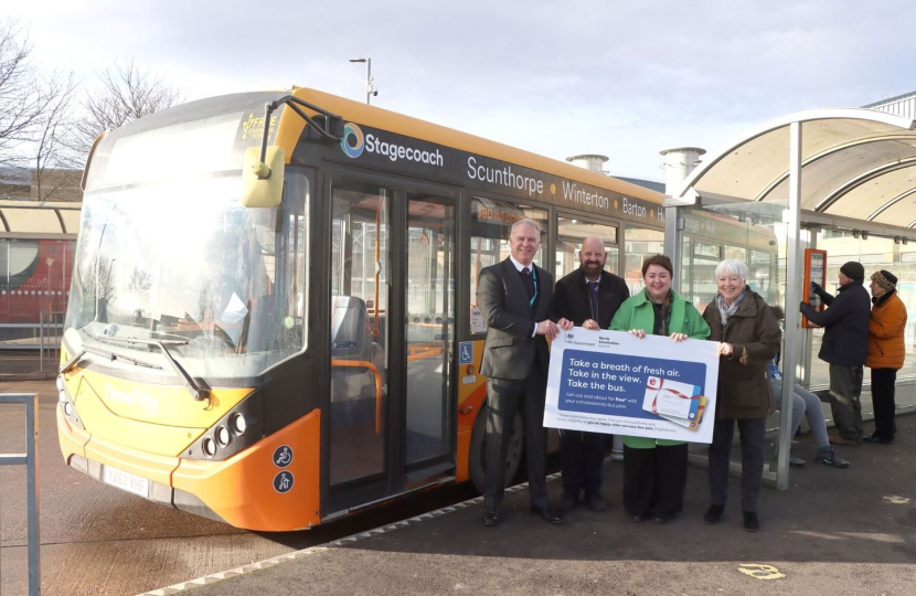 Holly Mumby-Croft MP welcomes additional bus services.
