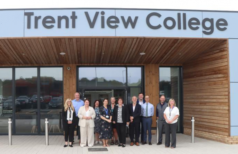 Holly Mumby-Croft MP at Trent View College