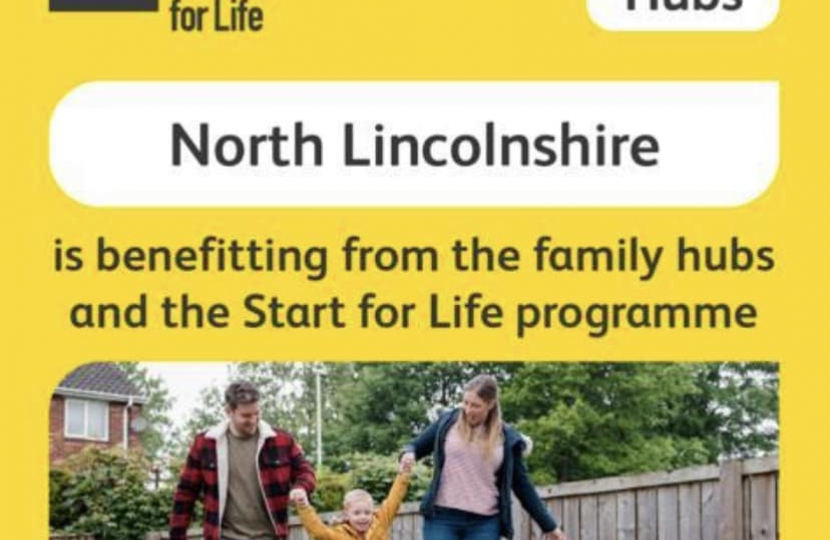 North Lincolnshire benefits from the family hubs and Start for Life programme