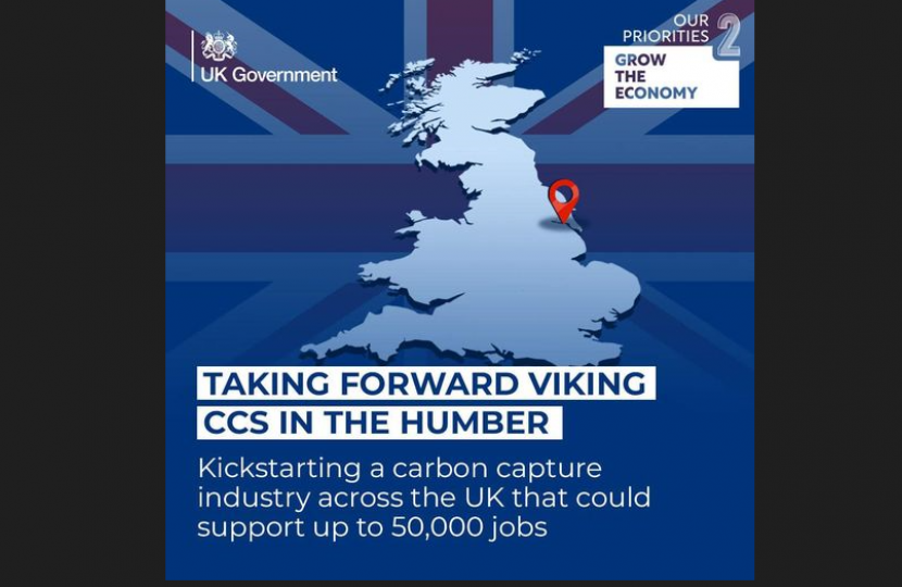 Taking forward Viking CCS in the Humber. Kickstarting a carbon capture industry across the UK.