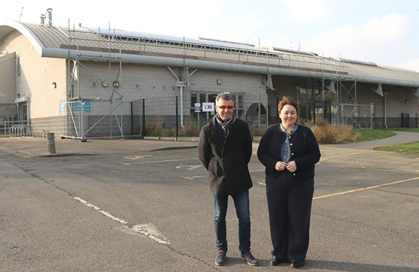 Holly Mumby-Croft MP supporting NLC's Solar Panel Scheme
