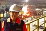 Holly at British Steel