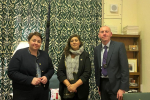 Meeting with NLC leader, Rob Waltham, and Industry Minister, Nus Ghani MP on our local steelworks
