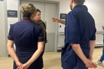 Visiting Scunthorpe General Hospital's new A&E department