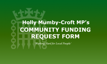 Holly Mumby-Croft MP's Community Funding Request Form