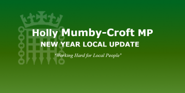 Holly Mumby-Croft MP's New Year Local Update